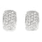 Boucles d'oreilles Boucles d'oreilles en or blanc 18 carats et diamants 0,45 ct 58 Facettes GU192