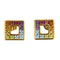 Boucles d'oreilles Boucles d’oreilles Arc-en-ciel en or jaune 18K et quartz multicolores 58 Facettes REU0798