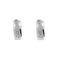 Boucles d'oreilles Boucles d'oreilles anneaux en or blanc 18K et diamants 58 Facettes ALE5012X2