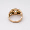 Bague 55 Bague en or rose et or blanc avec diamants 58 Facettes 32642
