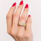 Bague 57 Vintage - Bague en or jaune 18 carats et diamants 58 Facettes 32184