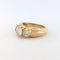 Bague 57 Vintage - Bague en or jaune 18 carats et diamants 58 Facettes 32184