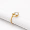 Bague 53 Bague solitaire en or jaune 18 carats et diamant 58 Facettes 33781