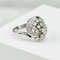 Bague 50 Bague en or blanc 14 carats avec diamants 58 Facettes 2319