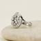 Bague 50 Bague en or blanc 14 carats avec diamants 58 Facettes 2319
