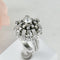 Bague 59 Platinring - Bague en platine diamants 58 Facettes 1841