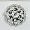 Bague 59 Platinring - Bague en platine diamants 58 Facettes 1841
