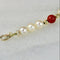 Bracelet Armband en perles, or 14 carats et pierres fines 58 Facettes 2306