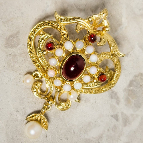 Pendentif Pendentif/Broche antique en or 58 Facettes 2976