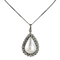 Pendentif Honey Jewelry - Pendentif en or blanc avec mabé-perle et diamants 58 Facettes 2150