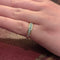 Bague 53 Demi-alliance en or jaune et diamants 58 Facettes 32182