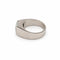 Bague 53 Cartier Tank - Bague en or blanc et pierre de lune 58 Facettes 32677
