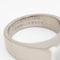 Bague 53 Cartier Tank - Bague en or blanc et pierre de lune 58 Facettes 32677