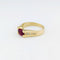 Bague 53 Bague en or jaune, rubis et diamants 58 Facettes 34543