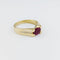 Bague 53 Bague en or jaune, rubis et diamants 58 Facettes 34543