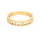 Bague 56 Alliance - Bague en or jaune 18K et diamants 0,56 ct 58 Facettes SAI0364