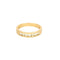 Bague 56 Alliance - Bague en or jaune 18K et diamants 0,56 ct 58 Facettes SAI0364