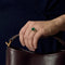 Bague 61 Bague solitaire en or jaune 18K avec émeraude et diamants trillion 58 Facettes LEN1849X3