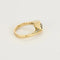 Bague 52 Bague asymétrique solitaire en or jaune 18K et diamants 0,60 ct 58 Facettes DRE1847
