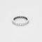 Bague 54 Alliance - Bague en platine et diamants 58 Facettes DRE1831