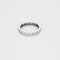 Bague 54 Alliance - Bague en platine et diamants 58 Facettes DRE1831
