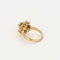 Bague 51 Bague rétro en or rose, platine et diamants 58 Facettes ALE42612