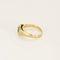 Bague 50.5 Bague en or jaune 18K avec émeraude 0,45 ct et diamants 58 Facettes COMP0989