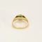 Bague 50.5 Bague en or jaune 18K avec émeraude 0,45 ct et diamants 58 Facettes COMP0989