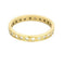 Bague 58.5 Alliance américaine en or jaune, diamants 1,20 cts 58 Facettes TOU1500X2
