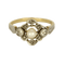 Bague 50.5 Bague de jeune fille en or jaune et or blanc 18K, diamants et perle de culture 58 Facettes SQU3784X5