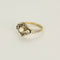 Bague 50.5 Bague de jeune fille en or jaune et or blanc 18K, diamants et perle de culture 58 Facettes SQU3784X5