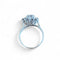 Bague 51 Bague marguerite en or blanc 18 carats et diamants 58 Facettes 372