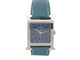 Montre Hermès Heure H GM HH1.510 - Montre quartz 34 mm en acier et cuir bleu 58 Facettes 272965