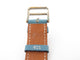 Montre Hermès Heure H GM HH1.510 - Montre quartz 34 mm en acier et cuir bleu 58 Facettes 272965