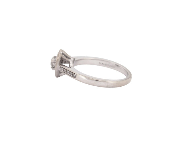 Bague 51 Mauboussin Sex Love Touch - Bague en or blanc 18k et diamants 0,31 ct 58 Facettes 272829
