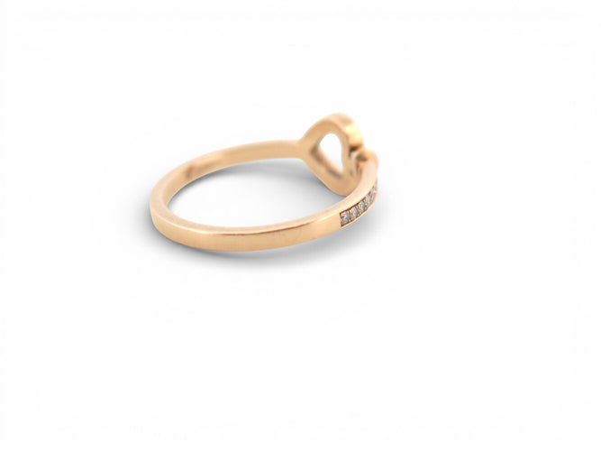 Bague 55 FRED Pretty Woman - Bague mini modèle en or rose 18k et diamants 58 Facettes 272582