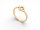 Bague 55 FRED Pretty Woman - Bague mini modèle en or rose 18k et diamant 58 Facettes 272583