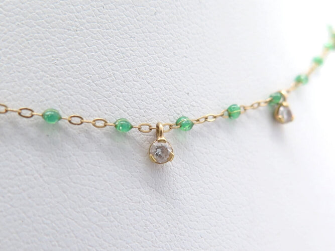 Collier GIGI CLOZEAU Supreme - Collier en or jaune 18k avec diamants et émeraudes 58 Facettes 272243
