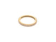 Bague 54 INEDIT - Alliance américaine en or jaune 18k et diamants 0,6 ct T54 58 Facettes 272775