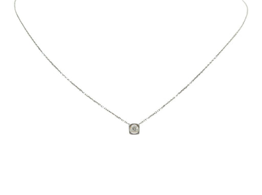 Collier Dinh Van Le Cube Diamant - Collier en or blanc 18k avec diamant 58 Facettes 272302