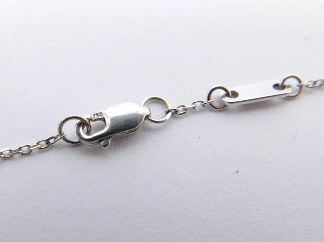 Collier Dinh Van Le Cube Diamant - Collier en or blanc 18k avec diamant 58 Facettes 272302