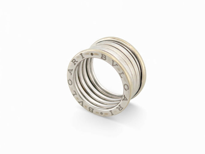 Bague 55 Bulgari B.zero1 - Bague quatre rangs en or blanc 18k 58 Facettes 271828
