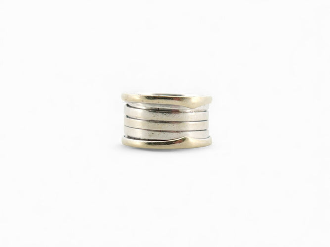 Bague 55 Bulgari B.zero1 - Bague quatre rangs en or blanc 18k 58 Facettes 271828