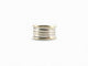 Bague 55 Bulgari B.zero1 - Bague quatre rangs en or blanc 18k 58 Facettes 271828