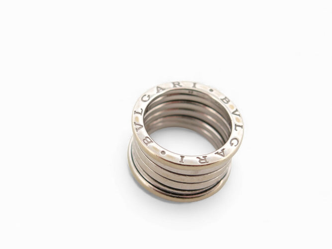 Bague 55 Bulgari B.zero1 - Bague quatre rangs en or blanc 18k 58 Facettes 271828