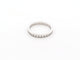 Bague 54 Alliance américaine - Bague en or blanc 18k et 34 diamants 1,1 ct, taille 54 58 Facettes 266001