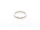Bague 54 Alliance américaine - Bague en or blanc 18k et 34 diamants 1,1 ct, taille 54 58 Facettes 266001