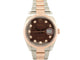 Montre Rolex Datejust 36 Lady Pearl - Montre en or rose 18k et acier avec diamants 58 Facettes 266682