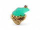 Bague 52 EVA SEGOURA - Bague Grenouille en or jaune 18k, rubis et diamants 58 Facettes 270130