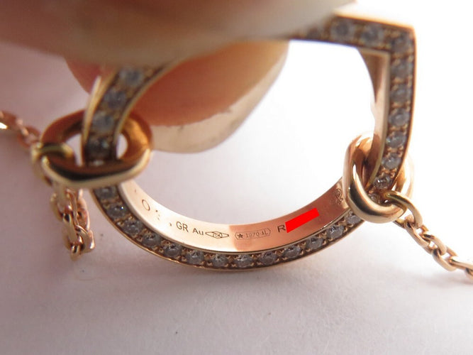 Collier Repossi Antifer - Collier pendentif pavé de diamants en or rose 18K 58 Facettes 270174